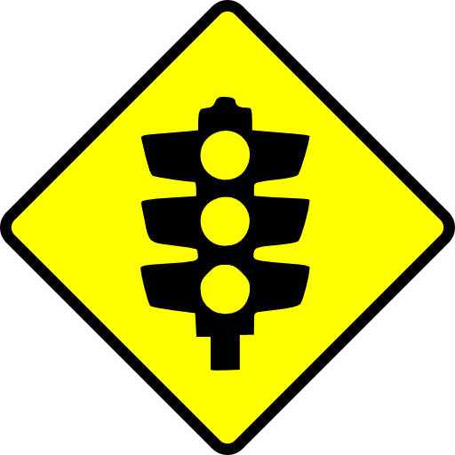 Caution Traffic Lights