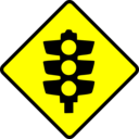 Caution Traffic Lights