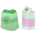 download Milk Cookies clipart image with 90 hue color