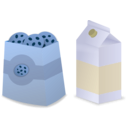 download Milk Cookies clipart image with 180 hue color