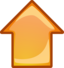 Arrow Orange Up