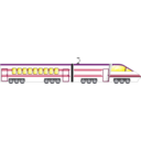 download Locomotive clipart image with 225 hue color