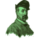 download Portrait Of A Man clipart image with 90 hue color
