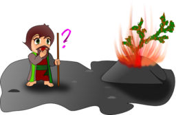 Moses And The Burning Bush Chibi Version