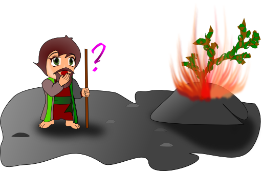 Moses And The Burning Bush Chibi Version