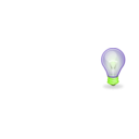 download Light Bulb Icon clipart image with 45 hue color