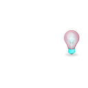 download Light Bulb Icon clipart image with 135 hue color
