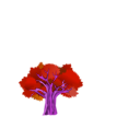 download Tree clipart image with 270 hue color