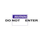 download Warning Do Not Enter Green clipart image with 135 hue color
