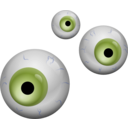 download Eyes clipart image with 225 hue color