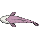 download Fish Top View clipart image with 225 hue color