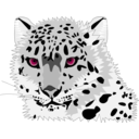 download Snow Leopard clipart image with 135 hue color