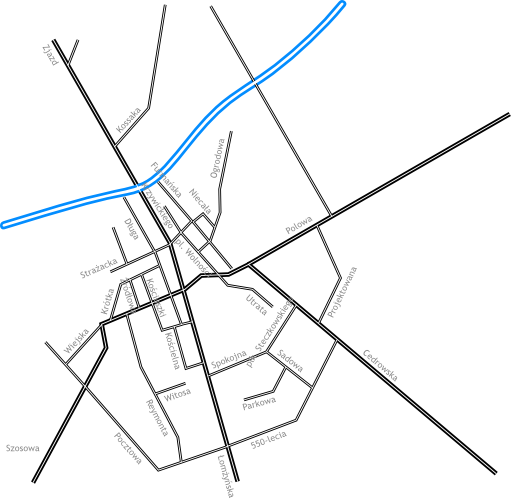 Map Of Stawiska In Poland