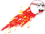 Baseball With Flame