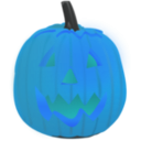 download Pumpkin clipart image with 180 hue color