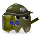 download Padepokan Police clipart image with 180 hue color