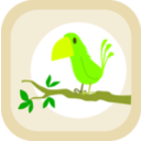 download Yellow Bird clipart image with 45 hue color