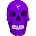download Green Skull clipart image with 180 hue color