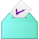 download Vote Yes Icon clipart image with 135 hue color