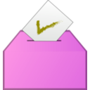 download Vote Yes Icon clipart image with 270 hue color