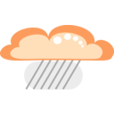 download Drakoon Rain Cloud 1 clipart image with 180 hue color