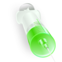 download Syringe clipart image with 270 hue color