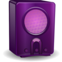 download Radio clipart image with 270 hue color