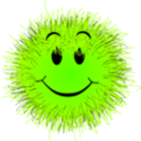 download Fluffy Smiley clipart image with 45 hue color