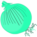 download Onion clipart image with 135 hue color
