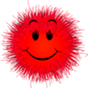 download Fluffy Smiley clipart image with 315 hue color