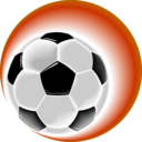 download Soccerball clipart image with 270 hue color