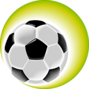 download Soccerball clipart image with 315 hue color