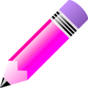 download Pencil clipart image with 270 hue color