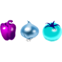 download Vegetales clipart image with 180 hue color