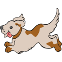 download Puppy clipart image with 0 hue color