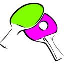 download Table Tennis clipart image with 90 hue color