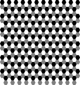Hexagon Grayscale