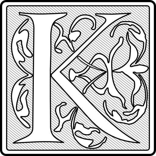 Capital Letter K Initial