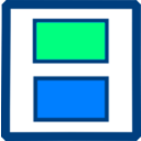 download View Top Bottom clipart image with 90 hue color