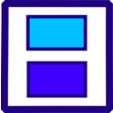 download View Top Bottom clipart image with 135 hue color