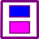 download View Top Bottom clipart image with 180 hue color