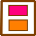 download View Top Bottom clipart image with 270 hue color