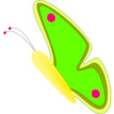 download Butterfly clipart image with 135 hue color