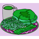 download Fast Food Menu Sample Usage clipart image with 90 hue color