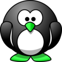 download Cartoon Penguin clipart image with 90 hue color