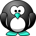 download Cartoon Penguin clipart image with 135 hue color