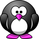 download Cartoon Penguin clipart image with 270 hue color