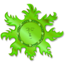 download The Sun clipart image with 45 hue color