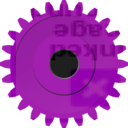 download Steam Gear clipart image with 270 hue color