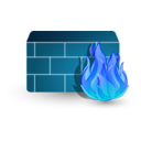 download Firewall clipart image with 180 hue color